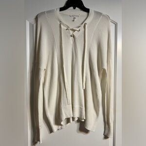 BCBGeneration‎ Women's Lace-Up Knit Sweater